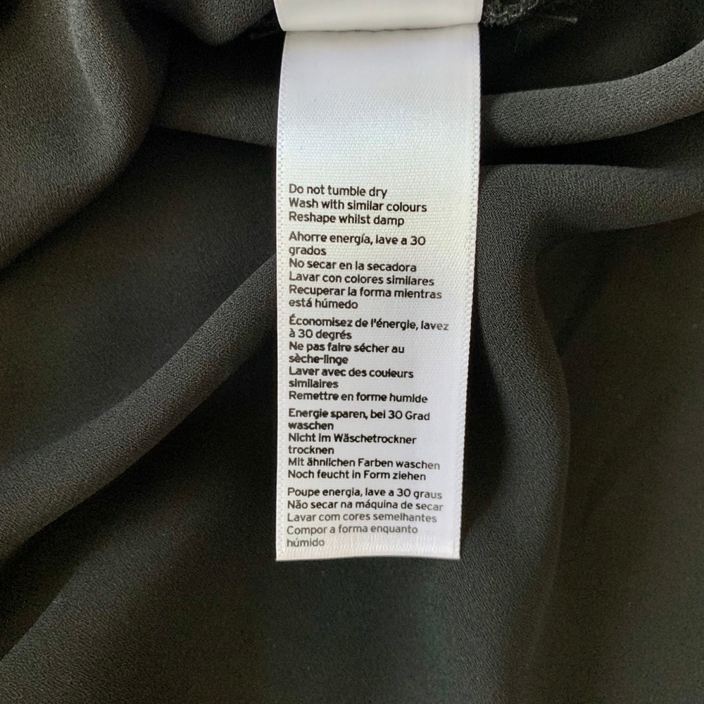 TOPSHOP Black V-Neck Tank, Never Worn - Picture 6 of 6